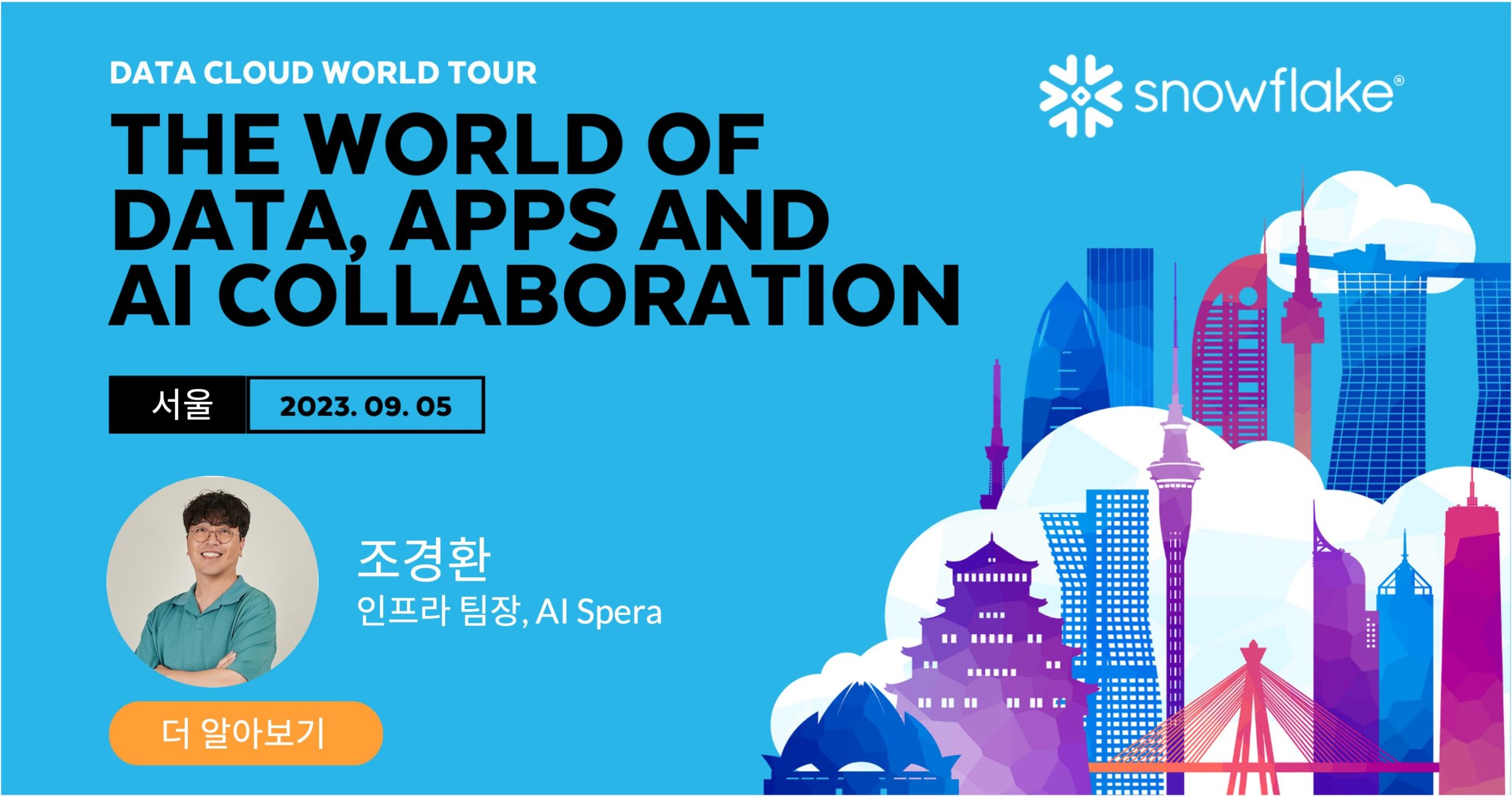 Snowflake Data Cloud World Tour Session Presentation | September 5 ...